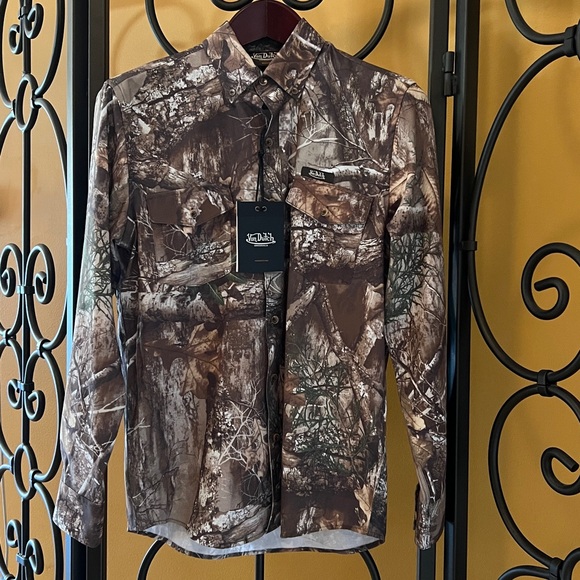 Von Dutch Other - VON DUTCH Camo Print Long Sleeve Shirt